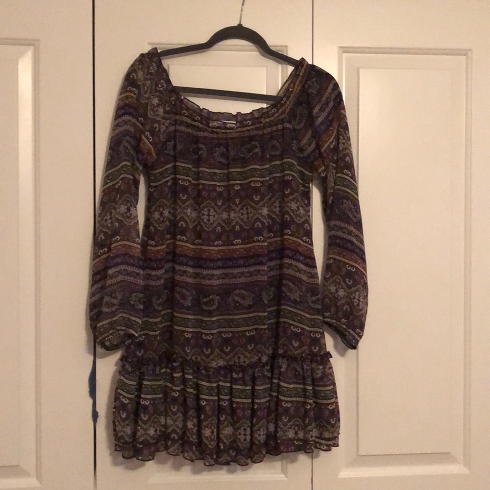 Off Shoulder Flowy Dress